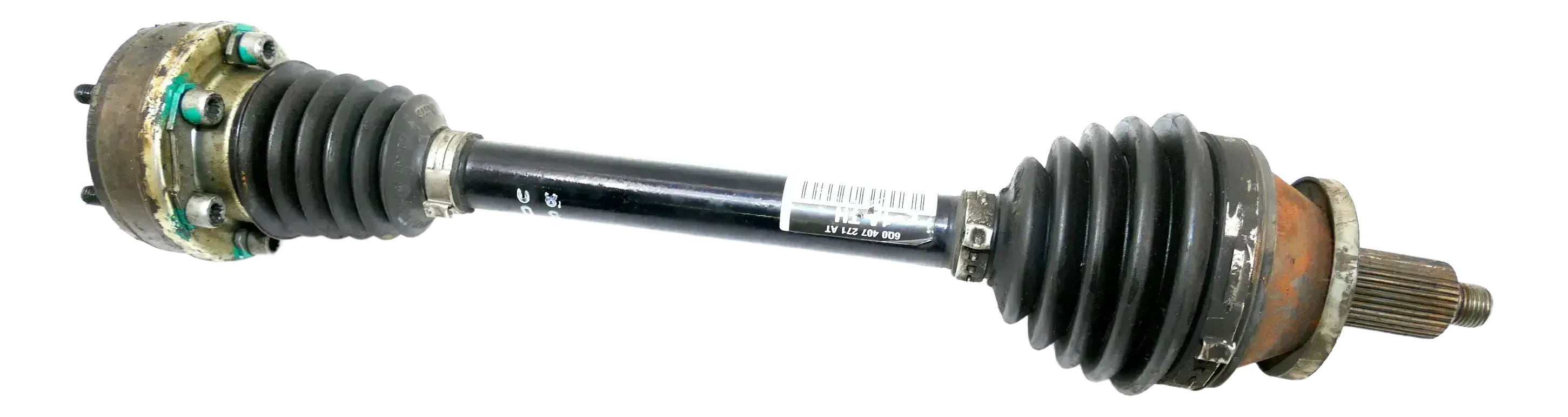 Polo 9N Ibiza Antriebswelle Gelenkwelle links vorn 6Q0407451EX 1,2 mit Servo - Bild 1