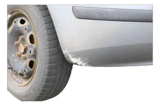 Skoda Fabia 6Y Schrägheck Stoßstange hinten Heckstoßstange grau LF7U - Bild 12