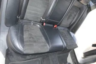 Passat 3C B6 Kombi Sitz Rückbank Sitzfläche Sitze schwarz Rücksitz Leder alcanta - Bild 5