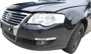 VW Passat 3C Kombi Stoßstange vorne Stoßfänger schwarz LC9X +Grill - Bild 3