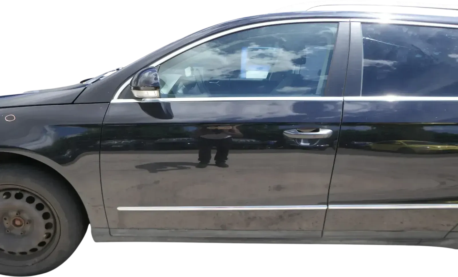 VW Passat 3C Kombi /Limousine Tür vorne links Fahrer schwarz LC9X -ohneAnbauteil - Bild 1