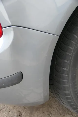 Skoda Fabia 6Y Schrägheck Stoßstange hinten Heckstoßstange grau LF7U - Bild 10