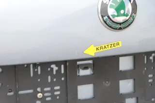 Fabia 6Y6 Schrägheck Heckklappe Kofferraumklappe hinten grau LF7U Scheibe - Bild 5