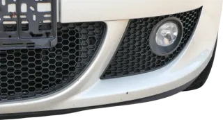 Seat Altea 5P Stoßstange vorne Frontstoßstange Stoßfänger gelb beige LS1R +Grill - Bild 2