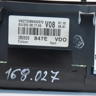 VW Passat 3BG Tacho Tachometer Kombiinstrument 3B0920847E Diesel TDI 2,5 168.000 - Bild 3