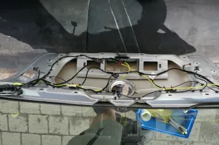 VW Golf 5 V Heckklappe hinten Kofferraumklappe mit Scheibe silber LA7W reflex - Bild 2