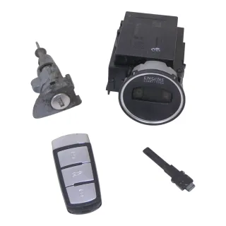 VW Passat 3C Zündschloß Schloß Zündung 1x Schlüssel 3C0905843 Q R Türschloß ## - Bild 4