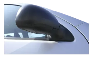 Skoda Fabia 6Y mechanischer Spiegel Außenspiegel rechts schwarz Glas manuell - Bild 3