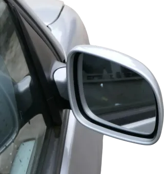 VW Lupo Arosa elektrisch elektrischer Außenspiegel rechts silber grau LS7N +Glas - Bild 2