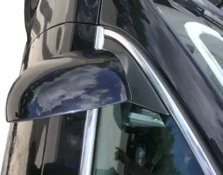 Passat 3C elektrischer Spiegel Außenspiegel links mit Glas Blinke schwarz LC9X - Bild 3