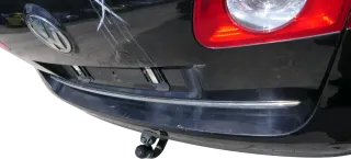VW Passat 3C Kombi Stoßstange hinten Heckstoßstange schwarz LC9X Stoßfänger - Bild 3