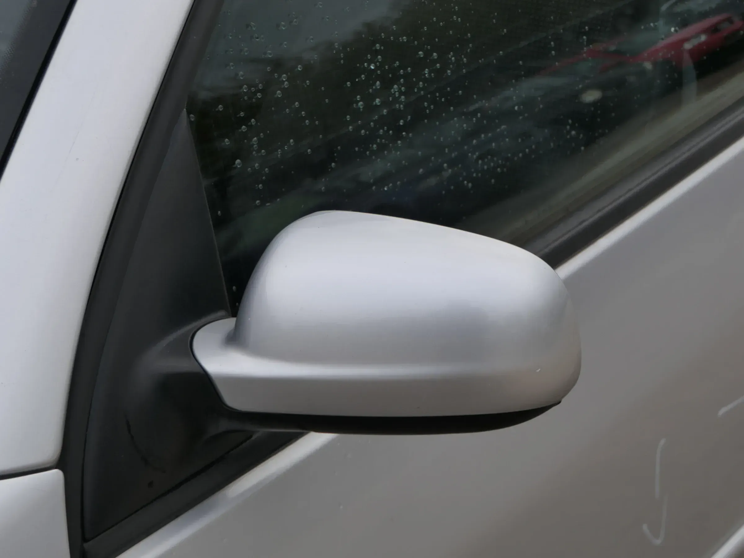 VW Lupo Arosa elektrischer Spiegel Außenspiegel links silber LS7N grau + Glas - Bild 1