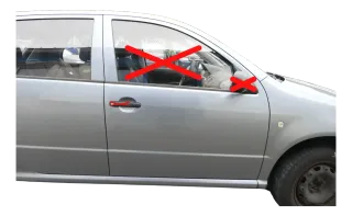 Skoda Fabia 6Y Kombi Limousine Tür vorne rechts Beifahrertür grau LF7U - Bild 1