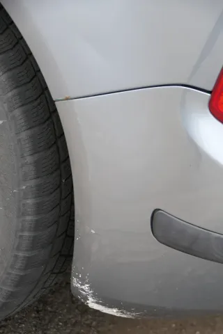 Skoda Fabia 6Y Schrägheck Stoßstange hinten Heckstoßstange grau LF7U - Bild 2