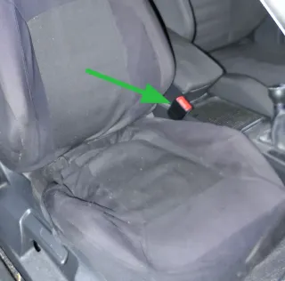 VW Golf 5 6 Gurtschloß Schloß Gurt 1K3857756AK vorne rechts Beifahrersitz Sitz - Bild 4