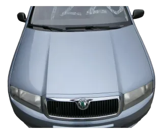 Skoda Fabia 6Y Motorhaube Klappe vorne grau LF7U vorn  (OHNEgrill!) - Bild 1