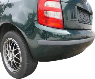 Skoda Fabia 6Y Schrägheck Stoßstange hinten Heckstoßstange grün LF8C - Bild 14
