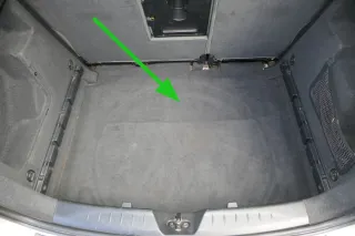 Seat Altea 5P Kofferraumteppich Teppich Kofferraum hinten Bodenbelag  schwarz - Bild 1