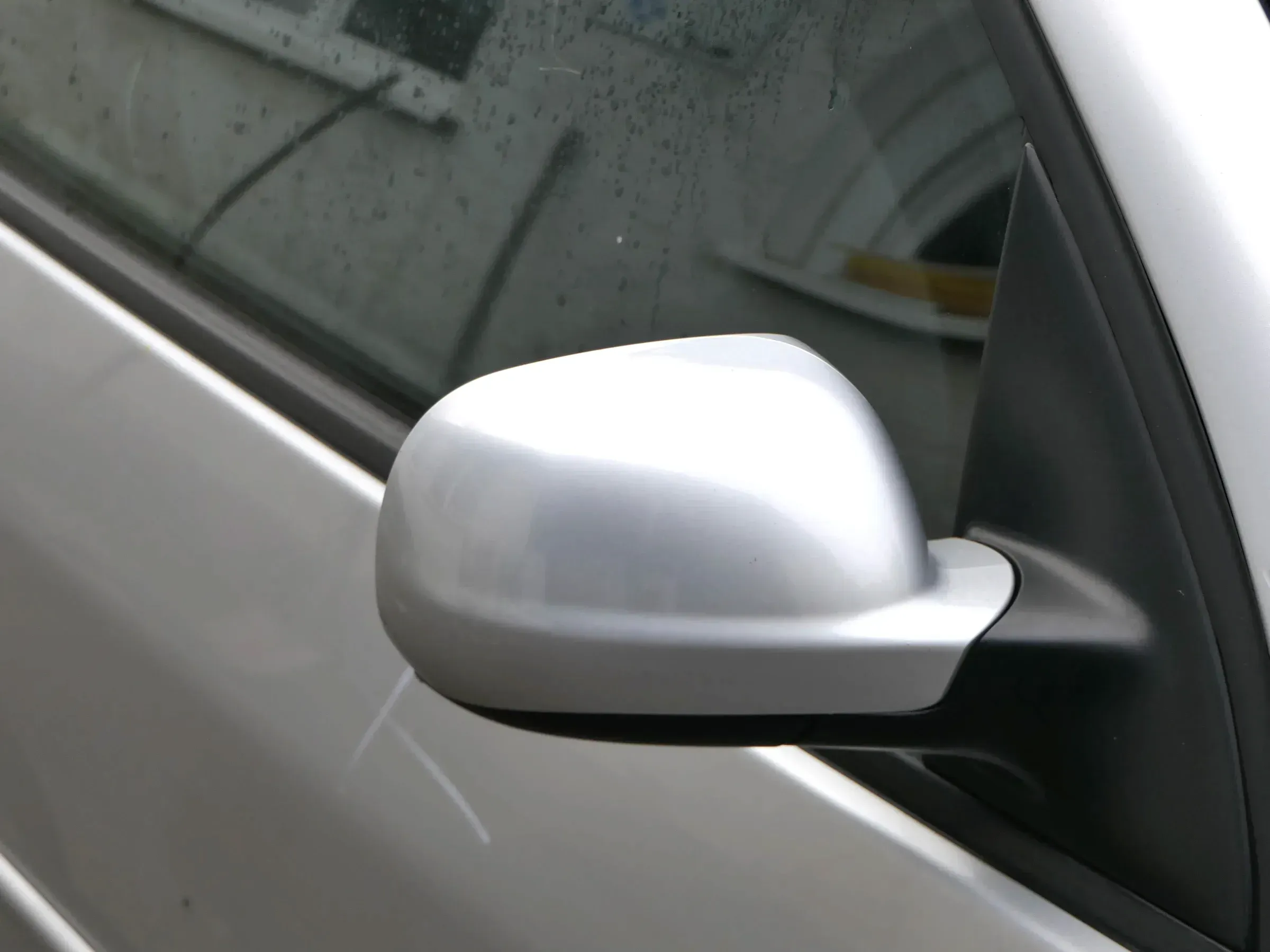 VW Lupo Arosa elektrisch elektrischer Außenspiegel rechts silber grau LS7N +Glas - Bild 1