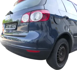 Golf 5 5M1 Plus Stoßstange hinten Heckstoßstange Stoßfänger blau LC5F PDC - Bild 2