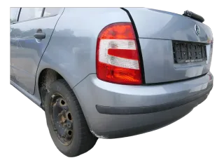 Skoda Fabia 6Y Schrägheck Stoßstange hinten Heckstoßstange grau LF7U - Bild 11