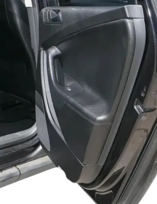 VW Passat 3C Variant Türverkleidung Verkleidung Tür hinten rechts Leder schwarz - Bild 2