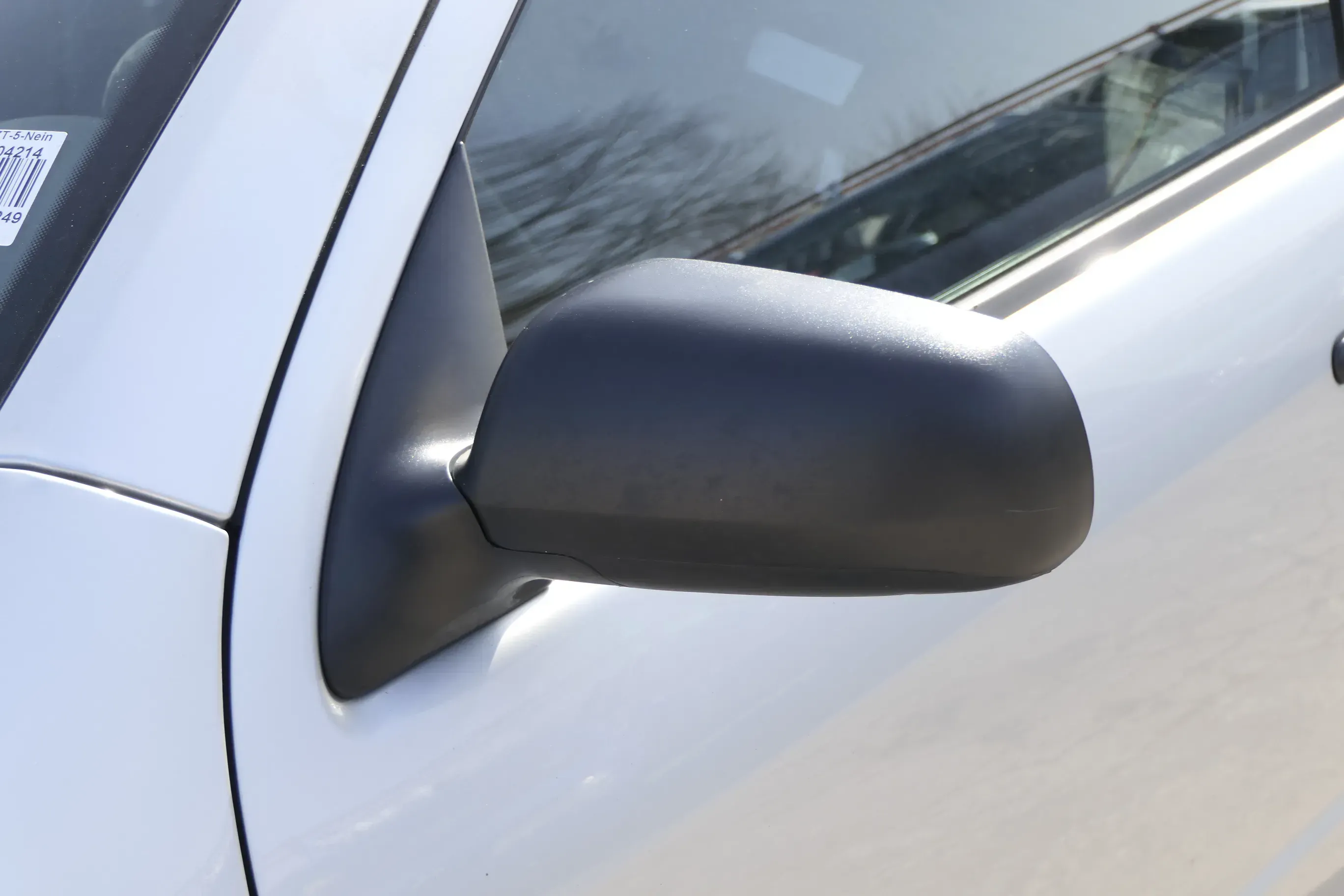 Skoda Fabia 6Y mechanischer Spiegel Außenspiegel links schwarz Glas manuell - Bild 1
