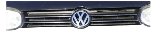 VW Golf 4 Grill Kühlergrill VW Zeichen Logo schwarz LC9Z blackmagic - Bild 1