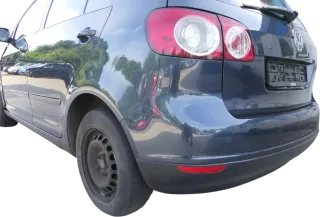 Golf 5 5M1 Plus Stoßstange hinten Heckstoßstange Stoßfänger blau LC5F PDC - Bild 3