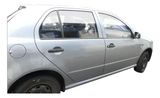 Skoda Fabia 6Y Limousine Schrägheck Tür hinten rechts grau silber LF7U diamantsi - Bild 3