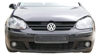 VW Golf 5 1K V Stoßstange vorne Frontstoßstange Stoßfänger LC9Z schwarz - Bild 1