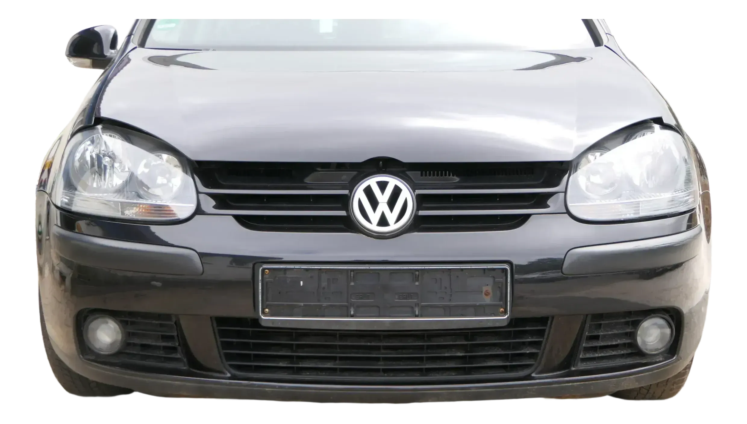 VW Golf 5 1K V Stoßstange vorne Frontstoßstange Stoßfänger LC9Z schwarz - Bild 1