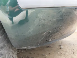 Skoda Fabia 6Y Schrägheck Stoßstange hinten Heckstoßstange grün LF8C - Bild 17
