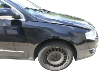 VW Passat 3C Kotflügel vorne rechts blau grau LC5F 3C0821022 - Bild 1