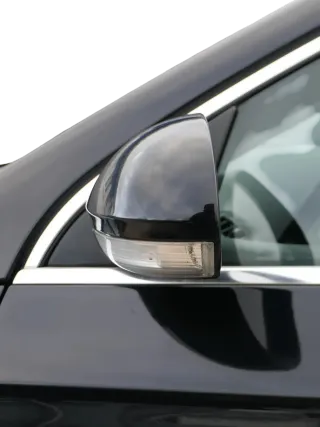 Passat 3C elektrischer Spiegel Außenspiegel links mit Glas Blinke schwarz LC9X - Bild 3