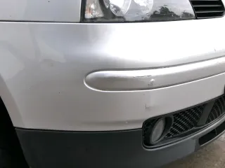 Seat Arosa 6H Stoßstange Frontstoßstange vorne grau silber LS7N Facelift + Grill - Bild 3