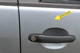 Skoda Fabia 6Y Kombi Limousine Tür vorne rechts Beifahrertür grau LF7U - Bild 3