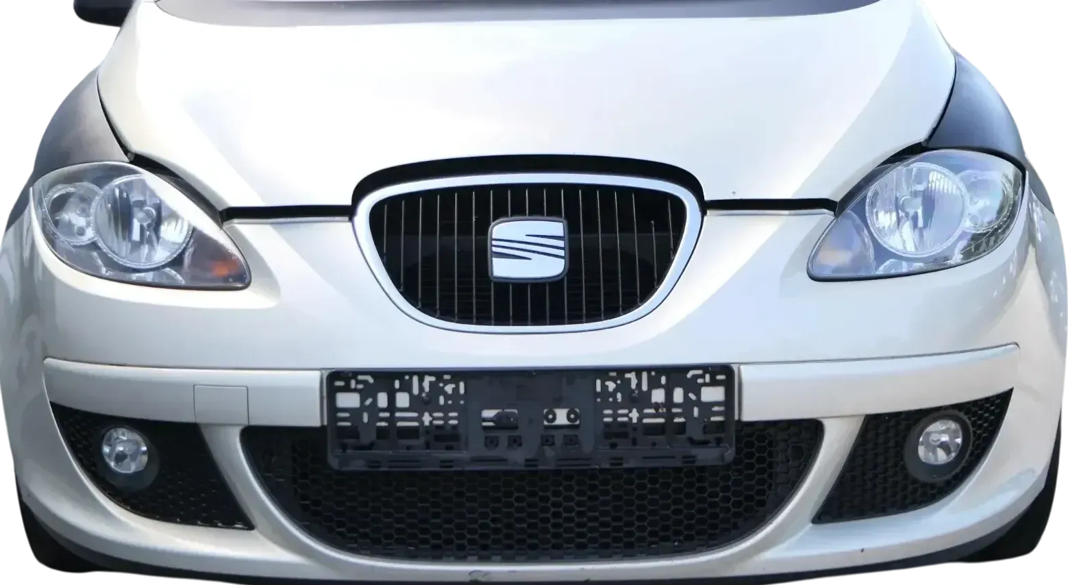 Seat Altea 5P Stoßstange vorne Frontstoßstange Stoßfänger gelb beige LS1R +Grill - Bild 1