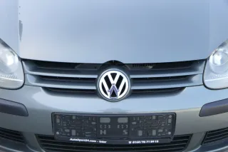 VW Golf 5 1K V Stoßstange vorne Frontstoßstange Stoßfänger LA6Q grau grün - Bild 4