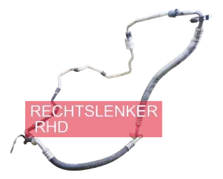 VW Golf 4 Klimaleitung Kältemittelschlauch 1J2820743AF Klimaanlage RECHTSLENKER - Bild 1