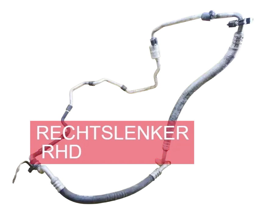 VW Golf 4 Klimaleitung Kältemittelschlauch 1J2820743AF Klimaanlage RECHTSLENKER - Bild 1