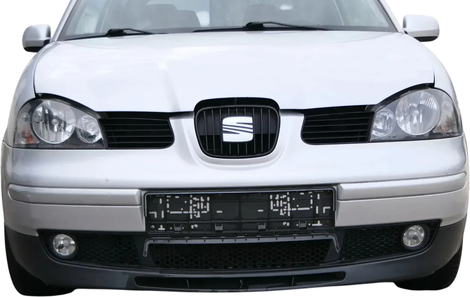 Seat Arosa 6H Stoßstange Frontstoßstange vorne grau silber LS7N Facelift + Grill - Bild 1