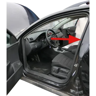VW Passat 3C B6 B7 Türdichtung Dichtung Tür vorne links/rechts Fahrertür schwarz - Bild 2