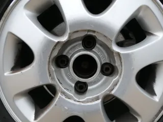 4x Seat Arosa Polo 6N2 Lupo Alufelgen Reifen 185/55 R14 80 Allwetterreifen 4-7mm - Bild 3