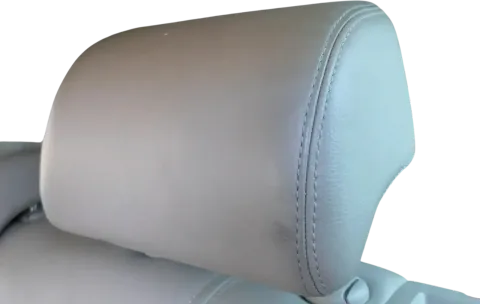 VW Passat 3C Kopfstütze Sitz hinten rechts o. links Leder latte macchiato braun