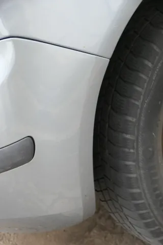 Skoda Fabia 6Y Schrägheck Stoßstange hinten Heckstoßstange grau LF7U - Bild 8