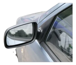 Skoda Fabia 6Y mechanischer Spiegel Außenspiegel links schwarz Glas manuell - Bild 1
