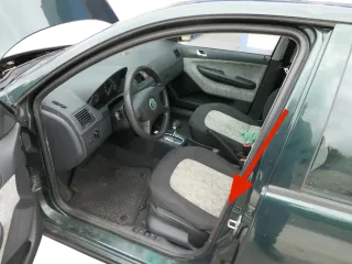 Skoda Fabia 6Y Türdichtung Dichtung Tür vorne links Fahrertür 6Y0867365B /C - Bild 3