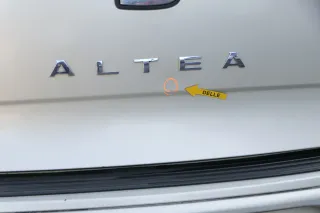 Seat Altea 5P Heckklappe mit Scheibe Klappe hinten gelb beige LS1R Kofferraumkla - Bild 13