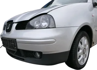 Seat Arosa 6H Stoßstange Frontstoßstange vorne grau silber LS7N Facelift + Grill - Bild 11